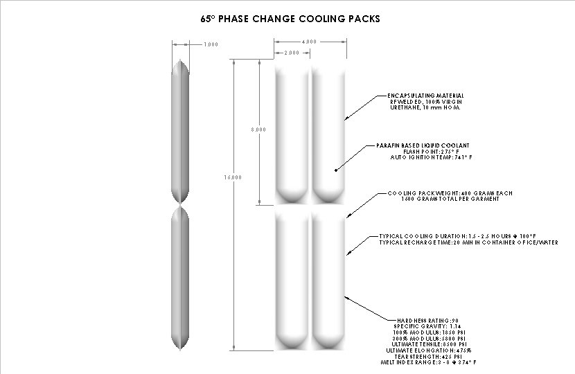Polar Vest Digital Drawing 2 Personal Body Cooling